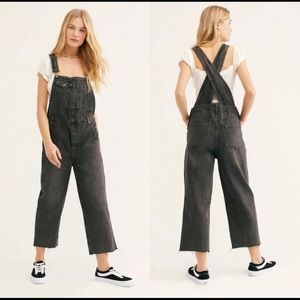 Free people boyfriend overalls